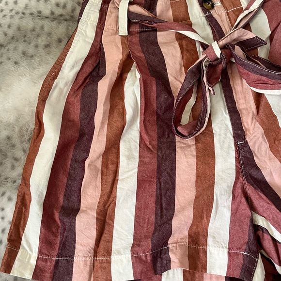 Madewell Rainbow Stripe paperbag short - Picture 5 of 9